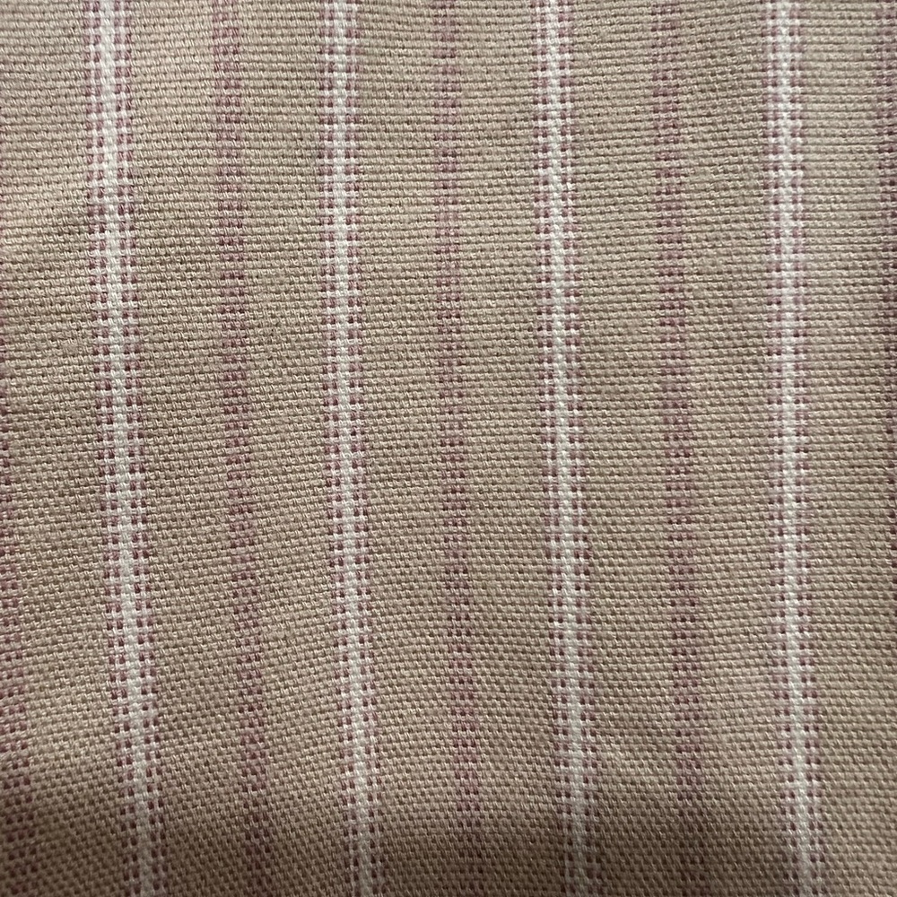 Y2K Old Navy Beige & Pink Pinstriped Shorts Women’s - Picture 3 of 15